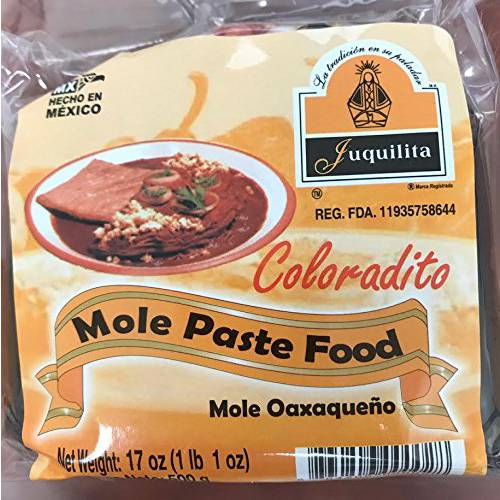 Juquilita Mole Coloradito - Mole Oaxaqueno Paste - 17 oz