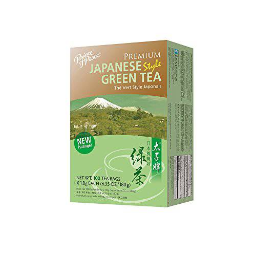 Prince of Peace Premium Japanese Style Green Tea, 100 Tea Bags, 1 Pack – Prince of Peace Tea – Delicate Green Tea – Young, Tender Tea Leaves – Tea Bags from Prince of Peace