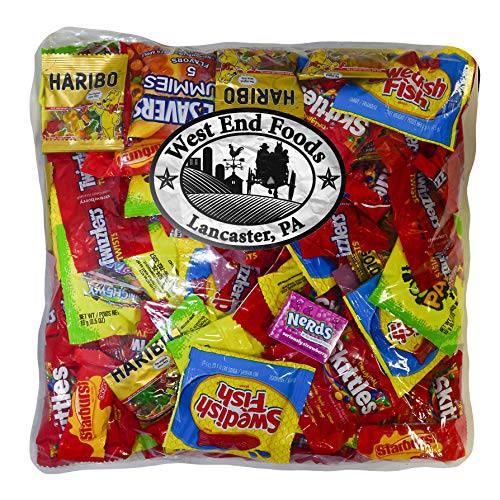 West End Foods Bundle of Candy (3 Pound) Variety Pack Includes Sour Patch, Twizzlers, Swedish Fish, Airheads, Jolly Rancher, and Sour Punch