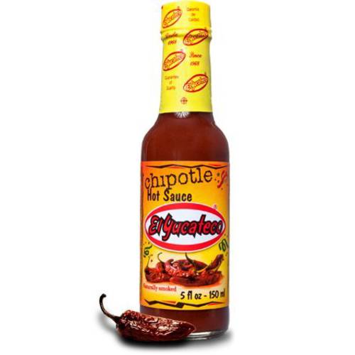 El Yucateco Chipoltle Hot Sauce 5 OZ (Pack of 2)