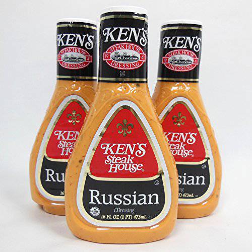 Ken’s Steak House Russian Dressing (16 Ounce , Pack of 4)