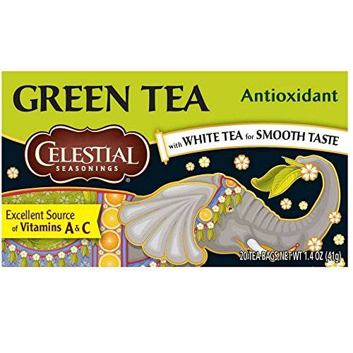 Celestial Seasonings Green Tea - 20 Tea Bags - Case of 6