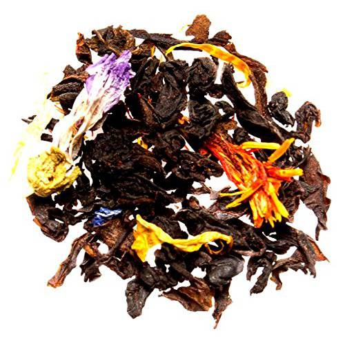 Nelson’s Tea - Mango Passionfruit - Black Loose Leaf Tea - Black tea, dried mango, cornflowers, marigold petals, and safflower - 2 oz