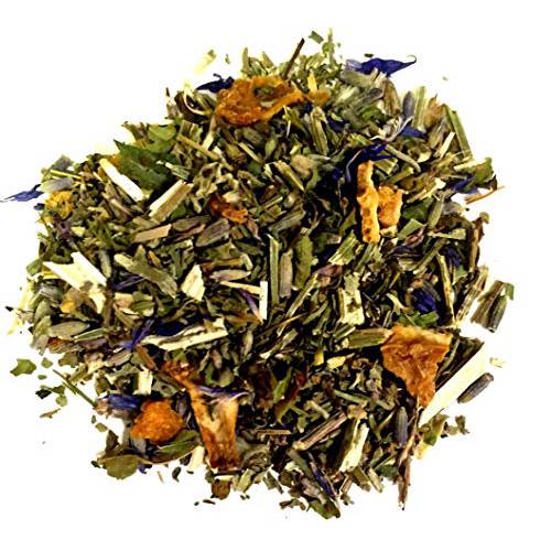 Nelson’s Tea - Lavender Orange - Herbal Loose Leaf - Caffeine Free - Orange peel, blue vervian, California poppy, lavender, catnip, cornflower, basil - 1.1 oz.