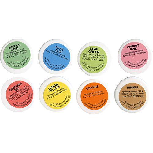 Celebakes Powdered Food Coloring 8-Color Kit