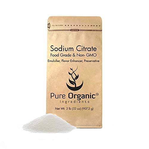 Pure Original Ingredients Sodium Citrate (2 lb) Ingredient, Emulsifier, Preservative