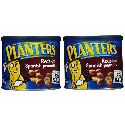 Planters Peanuts, Spanish Rdskn w/ Sea Salt, 12.5 oz, 2 pk
