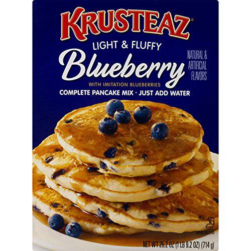 Krusteaz Complete Blueberry Pancake Mix, 25.2 Oz