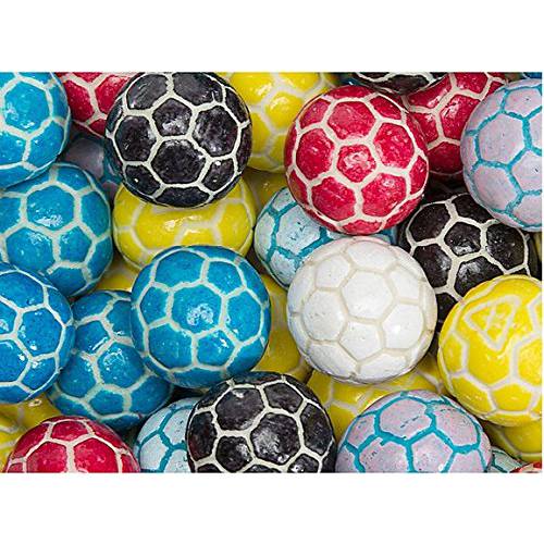 Soccer Balls Bubble Gum Gumballs - 2.2 Pound Bag - Approx 111 Pcs