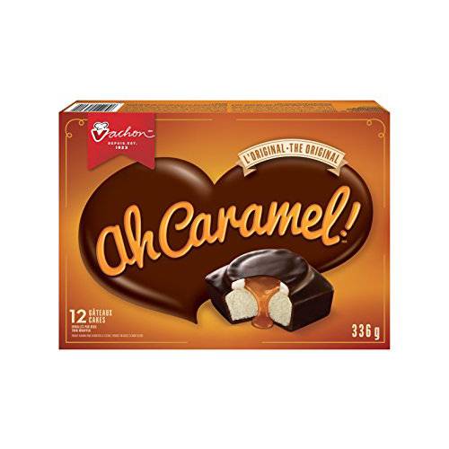 Vachon Ah Caramel Cake, 1 Count, 336g {Imported from Canada}