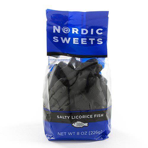 Nordic Sweets Salty Licorice Fish (8 ounce)