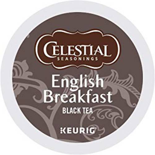 Celestial Seasonings English Breakfast Black Tea, Single-Serve Keurig K-Cup Pods, 96 Count