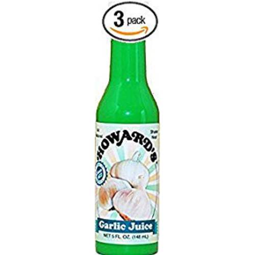 Howard’s Juice 5oz Container (Pack of 3) Choose Flavor Below (Garlic)