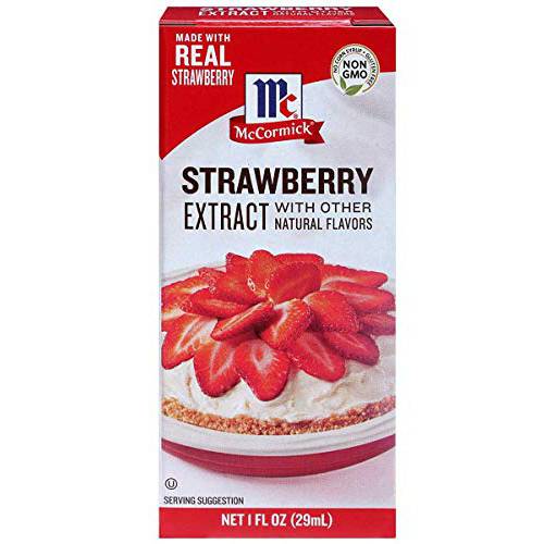 McCormick Strawberry Extract With Other Natural Flavors, 1 fl oz