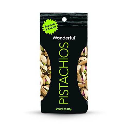 Wonderful Pistachios, Roasted and Salted Nuts, 8 Oz