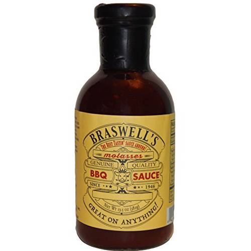 Braswell Sauce Barbeque Sweet Molasses, 13.5 oz