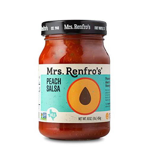 Mrs. Renfros Peach Salsa Non-GMO, Gluten-Free (16-oz. jars, 2-pack)