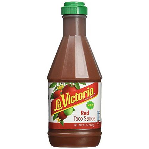 La Victoria Red Taco Sauce Mild, 15 oz. (Pack of 2)
