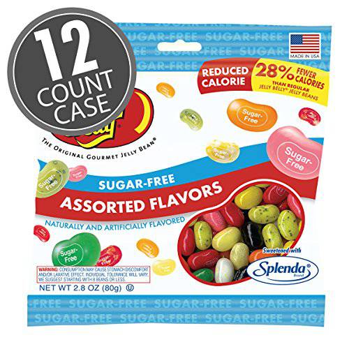 Sugar-Free Jelly Belly Jelly Beans - Genuine, Official, Straight from the Source, 2.8 Ounce (Pack of 12)