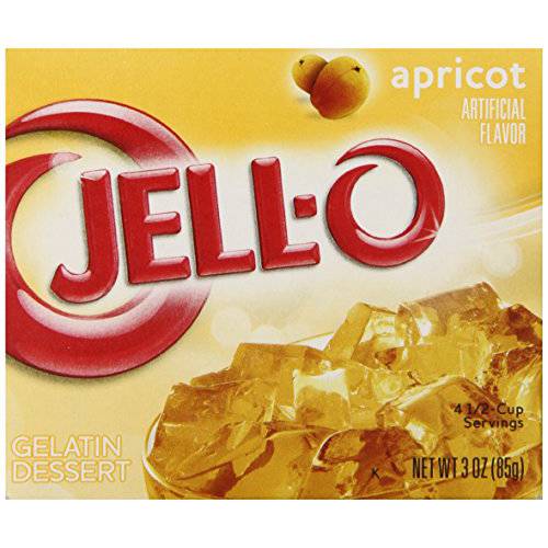 Jell-O Apricot Gelatin Mix (3 oz Box)