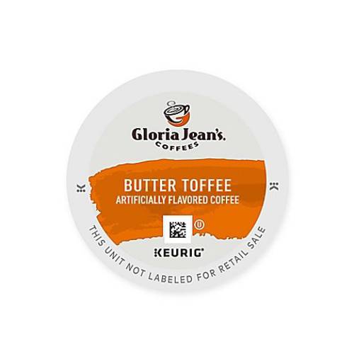 Pack 48-Count Gloria Jean’s Butter Toffee Coffee Value Pack