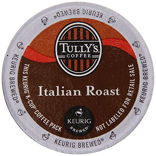 Keurig, Tully’s, Italian Roast, K-Cup Counts, 50 Count