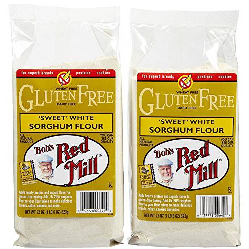 Bob’s Red Mill Gf Sweet White Sorghum Flour - 22 oz - 2 pk