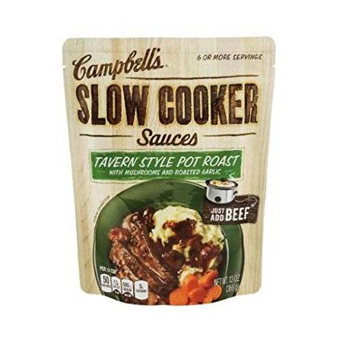 Campbell’s Slow Cooker Sauces: Tavern Style Pot Roast (2 Pack) 13 oz Bags