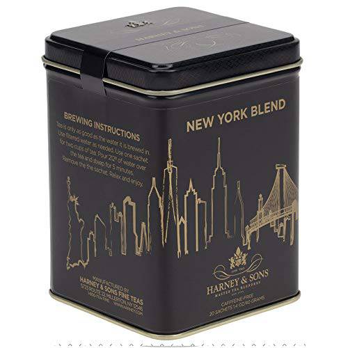 Harney & Sons New York Blend, Caffeine Free Tea In Sachets, Black