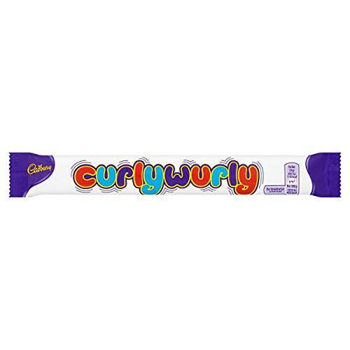 Cadbury Curly Wurly Chocolate Bar, 21.5G (Pack Of 48)