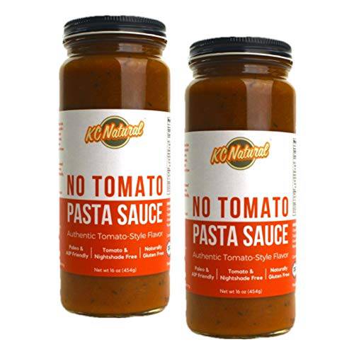 KC Natural - No Tomato Carrot Marinara Sauce - Pizza Sauce - Pasta Sauce - Paleo And AIP Friendly - 16 oz