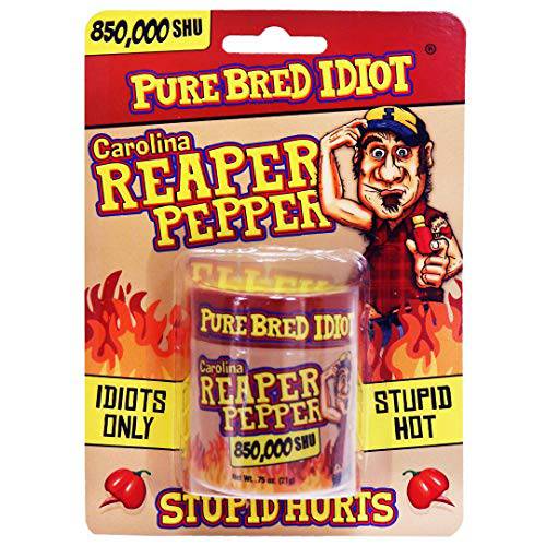 Pure Bred Pure Ground Carolina Reaper Powder - Ultimate Hot Pepper Powder Gift - Try if you dare