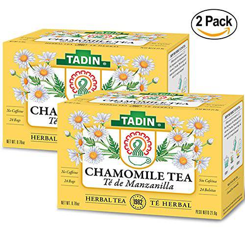 Tadin Manzanilla Chamomile Tea, 24 ct (Pack of 2)