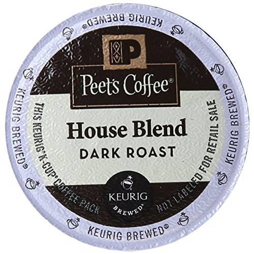 Peet’s Coffee & Tea House Blend K-Cup Portion Pack for Keurig K-Cup Brewers, 88 Count - Packaging May Vary