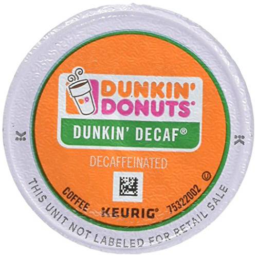 Dunkin Donuts Decaf Coffee K-Cups For Keurig K Cup Brewers (64 count)