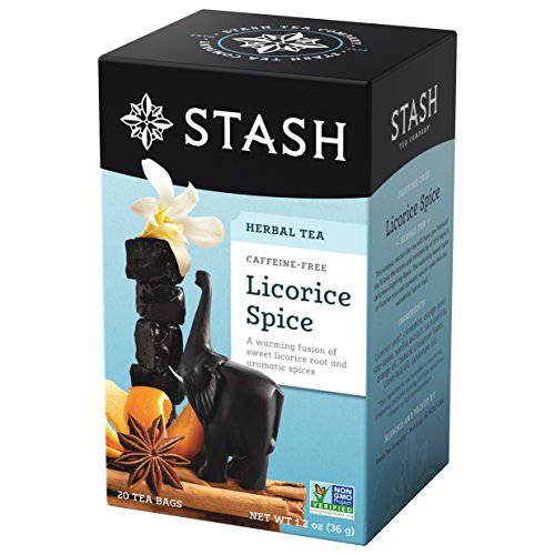Stash Tea Licorice Spice Herbal Tea, Box of 100 Tea Bags