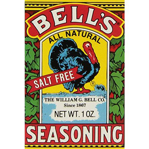Bell’s All Natural Salt Free Poultry / Turkey Seasoning 1 Oz (Pack of 3)