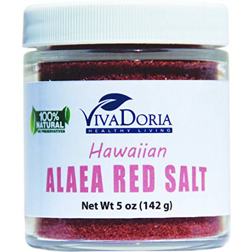 Viva Doria Hawaiian Red Alaea Sea Salt, Fine Grain, 2 lb (907 g)