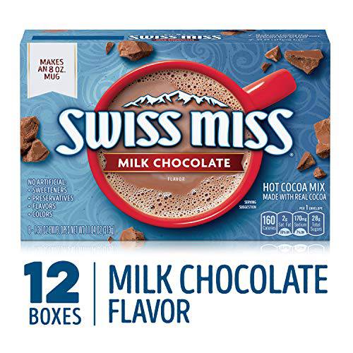 Swiss Miss Milk Chocolate Flavor Hot Cocoa Mix, 41.4 Ounce (Pack of 8)