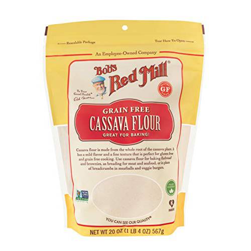 Bob’s Red Mill Cassava Flour, 20-ounce (Pack of 4)