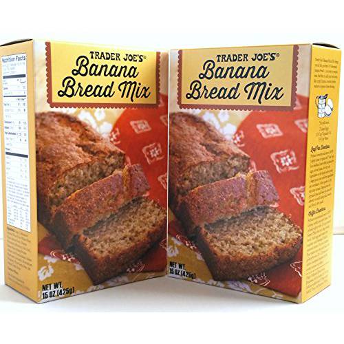Trader Joe’s - Banana Bread Mix - Net Wt. 15 Oz (425g) - 2 Boxes