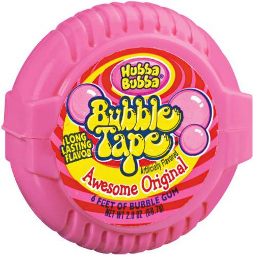 Hubba Bubba Bubble Tape - Original - 2 oz - 12 ct