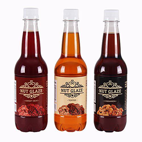 Time for Treats VKP1221 Cinnamon, Toffee and Sweet Heat 3-Pack Nut Glaze