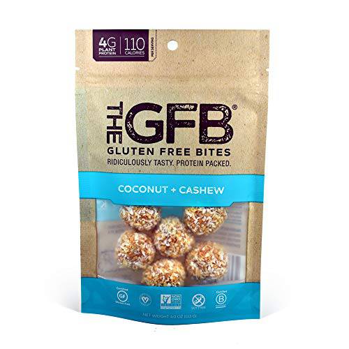 The GFB Gluten Free, Non GMO High Protein Bites, Coconut Cashew Crunch, 4 Ounce