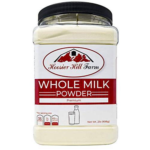 All American Whole Milk Powder by Hoosier Hill Farm, 2 LB (Pack of 1)