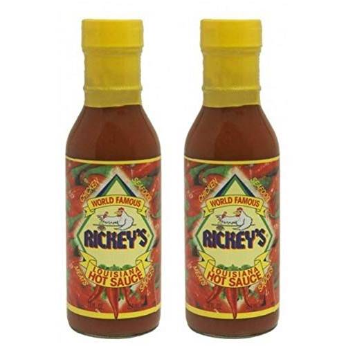 Rickey’s World Famous Louisiana Hot Sauce, 5 Fl Oz Each (2 Pack)
