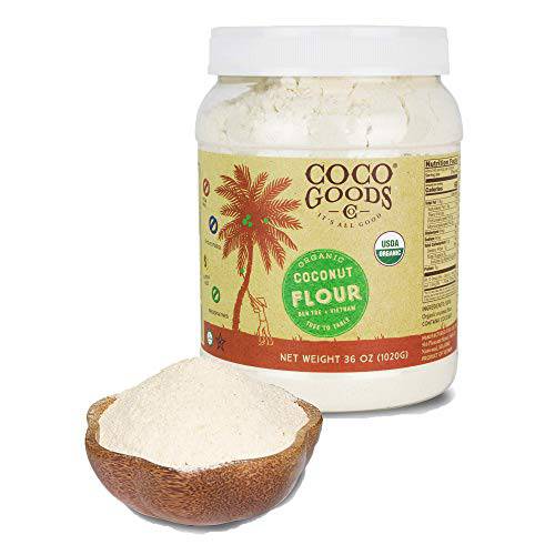 CocoGoodsCo Vietnam Single-Origin Organic Coconut Flour, 36 oz/2.25 lbs