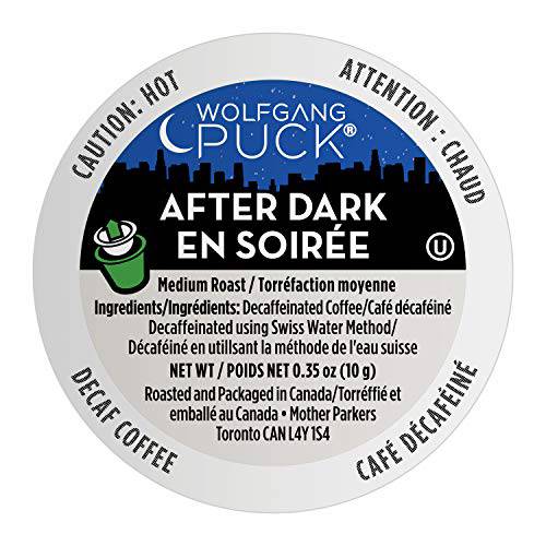 Wolfgang Puck Coffee Single Serve Capsules, After Dark, 24 Count