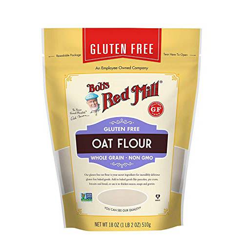 Bob’s Red Mill, Whole Grain Oat Flour, 1.37 Pound (Pack of 2)