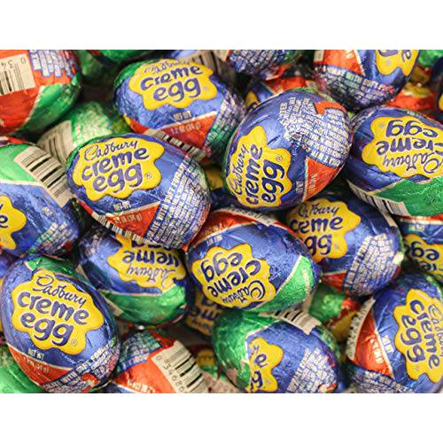 LaetaFood CADBURY EGGS Milk Chocolate Creme Filled Candy, 1.2-Ounce Eggs (42 Count Pack)